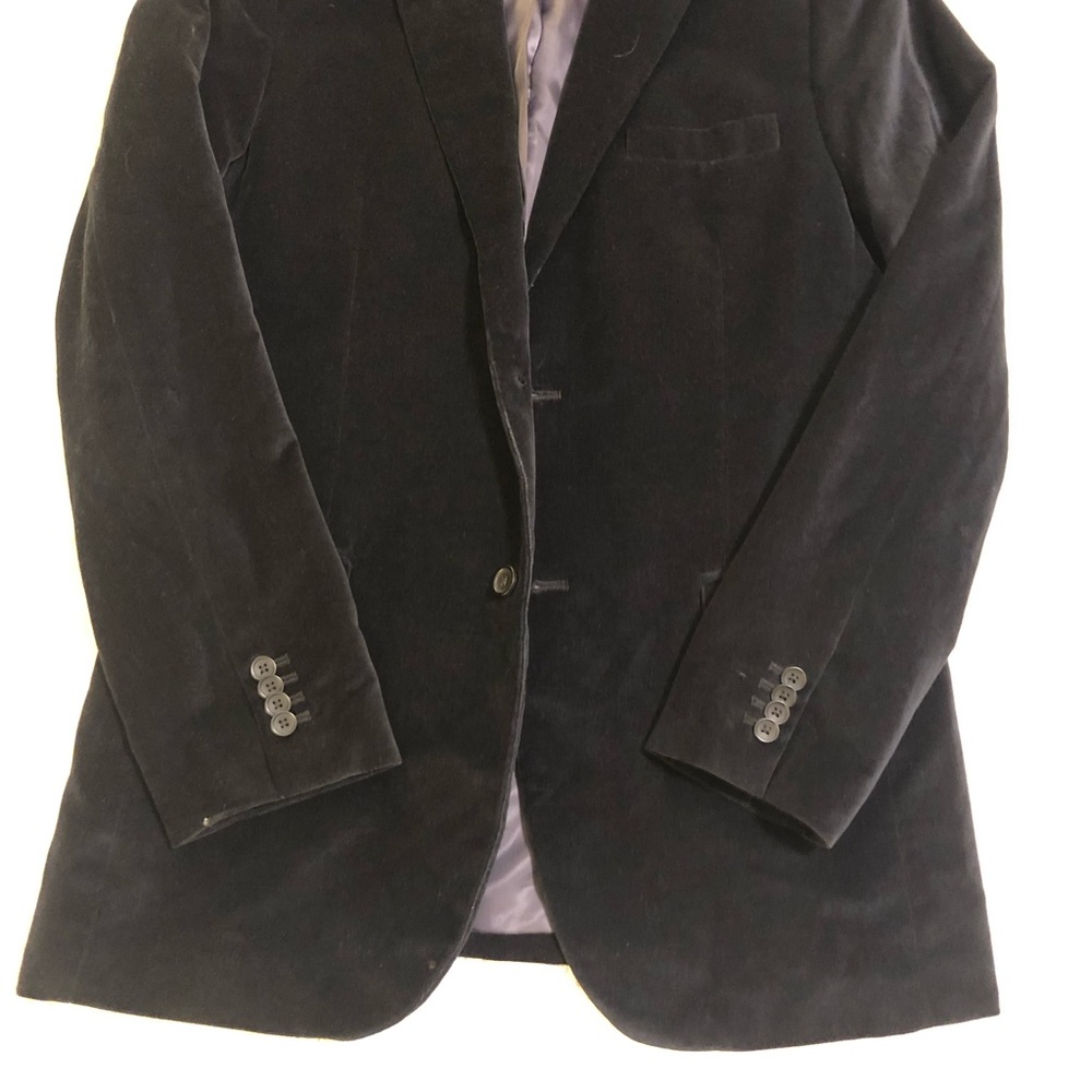 Banana republic velvet sports coat, black, EUC - Picture 13 of 13